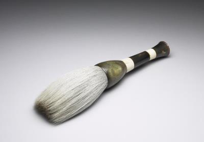 图片[3]-Bulbous-handled horn brush inscribed with “Brush of Guang Tanyu”, Qing dynasty (1644-1911)-China Archive